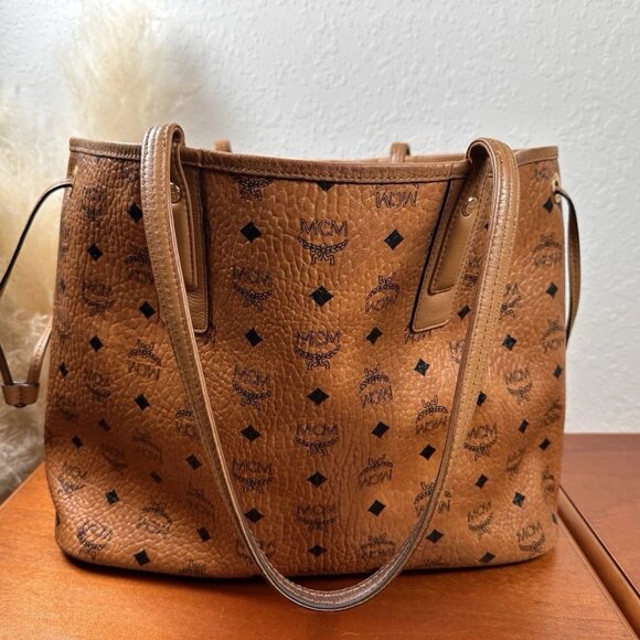 MCM Reversible Liz Vicetos Tote Bag - Picture 1 of 12